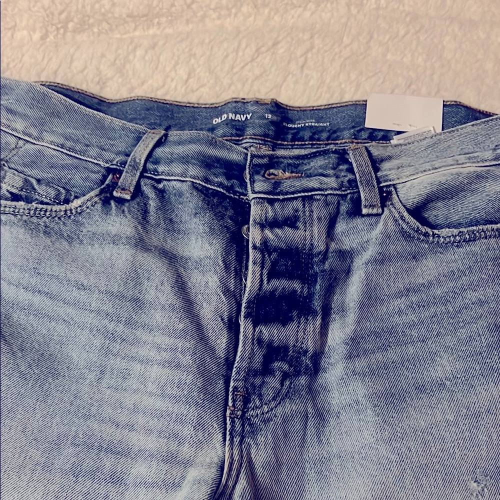 Old‎ Navy High Rise Blue Crop Jeans Classic Style